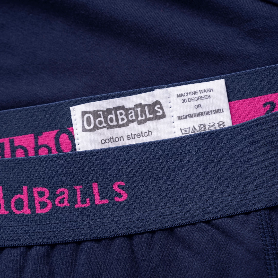 OddBalls Teen Girls Briefs Navy & Magenta - Teen Girls Brief