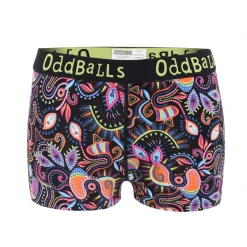 OddBalls Neon Rave - Teen Girls Boxers Teen Girls Boxer Shorts