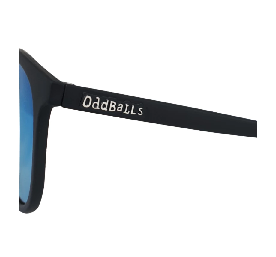 OddBalls Summer Shop Matte Black + Blue - Classic - Sunglasses
