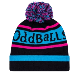 OddBalls Accessories Original | Black | Cyan | Magenta - Bobble Hat - 4