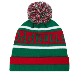 OddBalls Original | Green | White | Cherry - Bobble Hat - 16