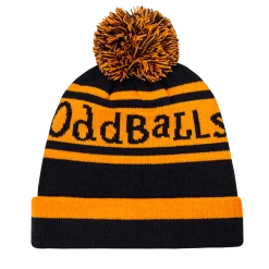 OddBalls Original | Orange | Black - Bobble Hat - 18 Accessories
