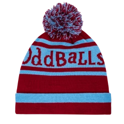OddBalls Original | Burgundy | Sky - Bobble Hat - 19 Accessories