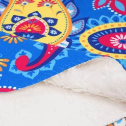 OddBalls Paisley - Luxury Sherpa Fleece Blanket