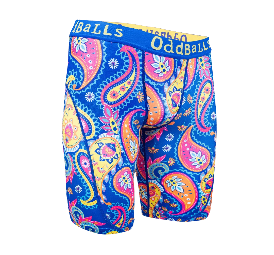 OddBalls Sportswear Paisley - Compression Shorts