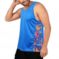 OddBalls Sportswear Paisley - Tech Fit - Running Vest