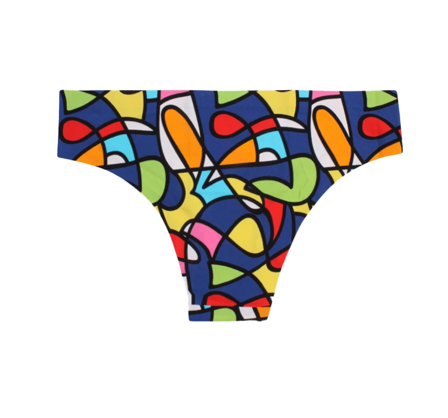 OddBalls Picasso - Teen Girls Seamless Brazilian Briefs