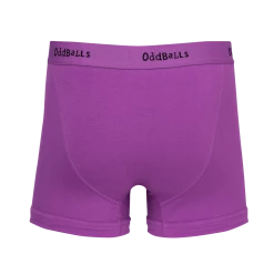 OddBalls Purple & Black - Mens Boxer Shorts