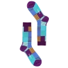 OddBalls Purple Blocks - Socks