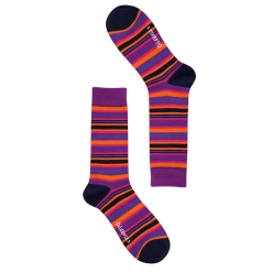 OddBalls Purple Lines - Socks