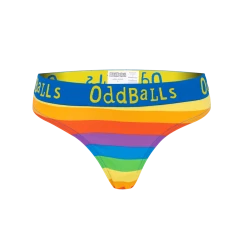 OddBalls Rainbow - Ladies Thong Thongs
