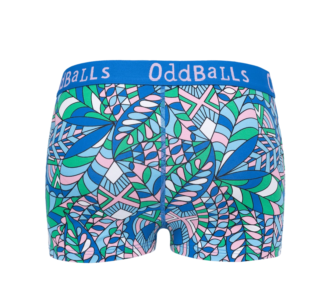 OddBalls Teen Girls Boxer Shorts Rainforest - Teen Girls Boxers