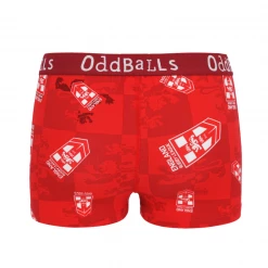 OddBalls England Rugby League Red - Ladies Boxers