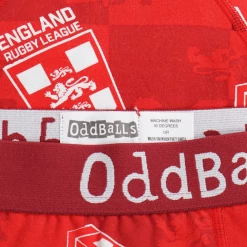 OddBalls England Rugby League Red - Mens Briefs