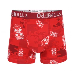OddBalls England Rugby League Red - Teen Boys Boxer Shorts