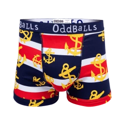 OddBalls Royal Navy - Mens Boxer Shorts