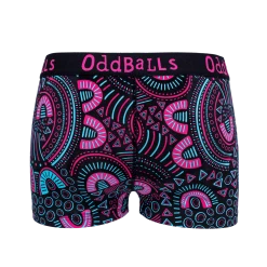 OddBalls Teen Girls Boxer Shorts Scribbles - Teen Girls Boxers