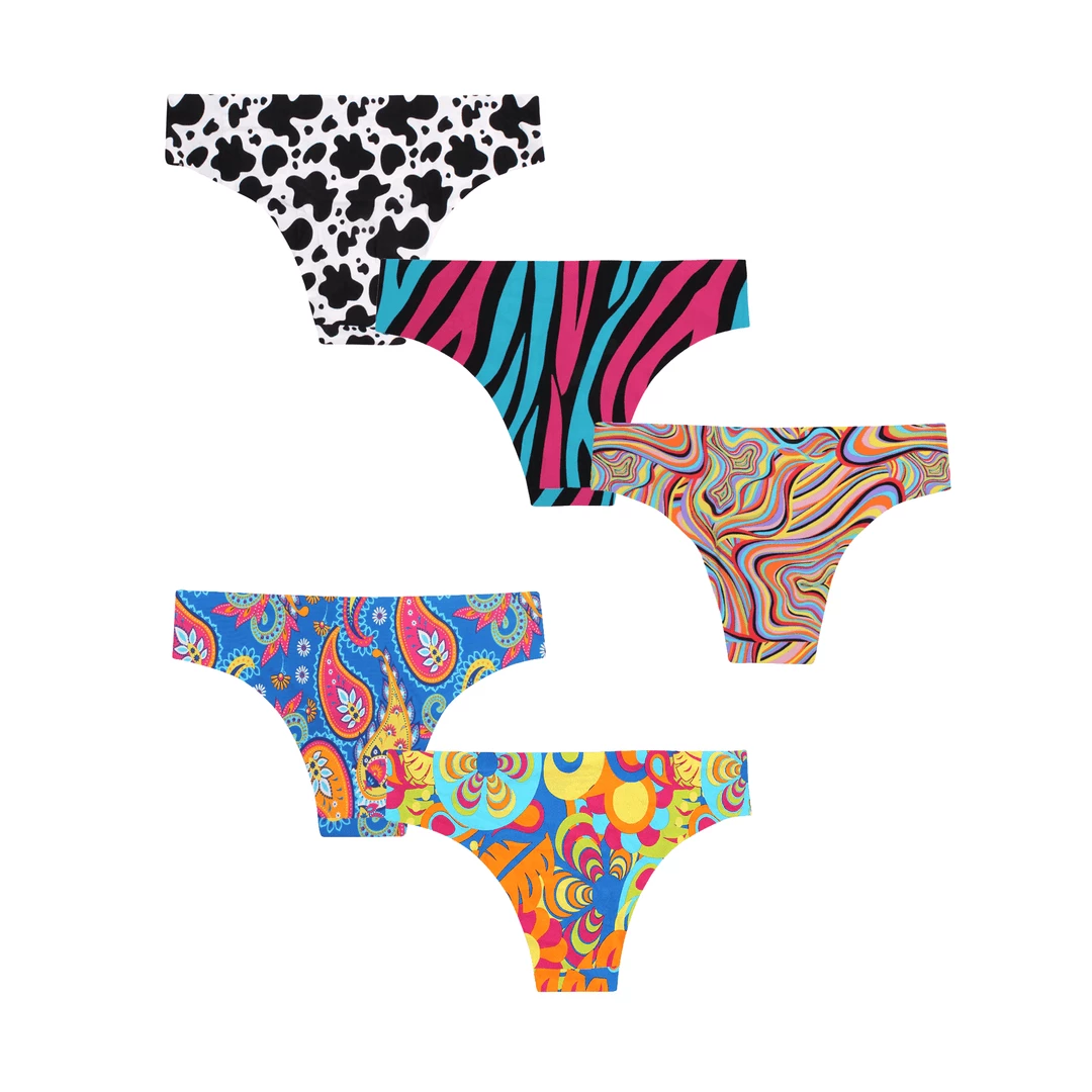 OddBalls The Original Bundle - Ladies Seamless Briefs 5 Pack Bundle