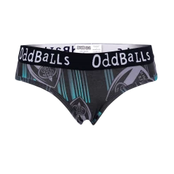 OddBalls St Helens - Black | Green | Grey - Teen Girls Briefs