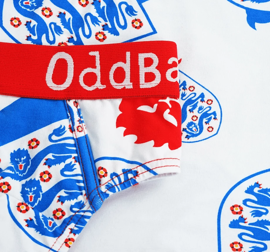 OddBalls England FA - Three Lions - Teen Boys Briefs