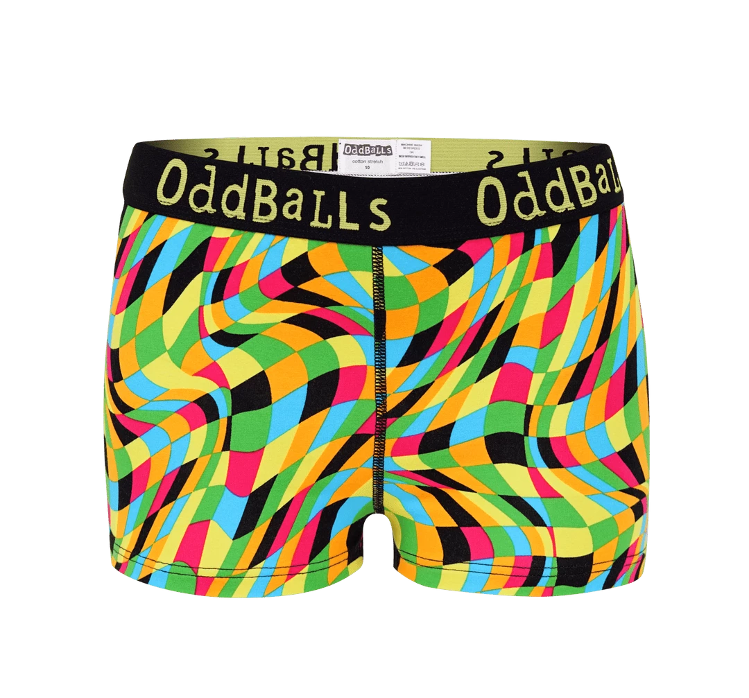 OddBalls Vortex - Teen Girls Boxers