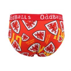 OddBalls FA Wales Red - Mens Briefs