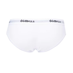OddBalls White & Black - Teen Girls Briefs