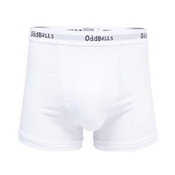 OddBalls White & Black - Teen Boys Boxer Shorts