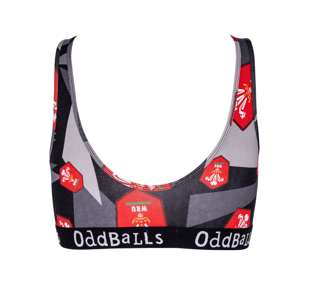 OddBalls Welsh Rugby Union - Away - Teen Girls Bralette