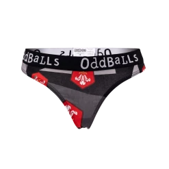 OddBalls Teen Girls Thongs Welsh Rugby Union - Away - Teen Girls Thong