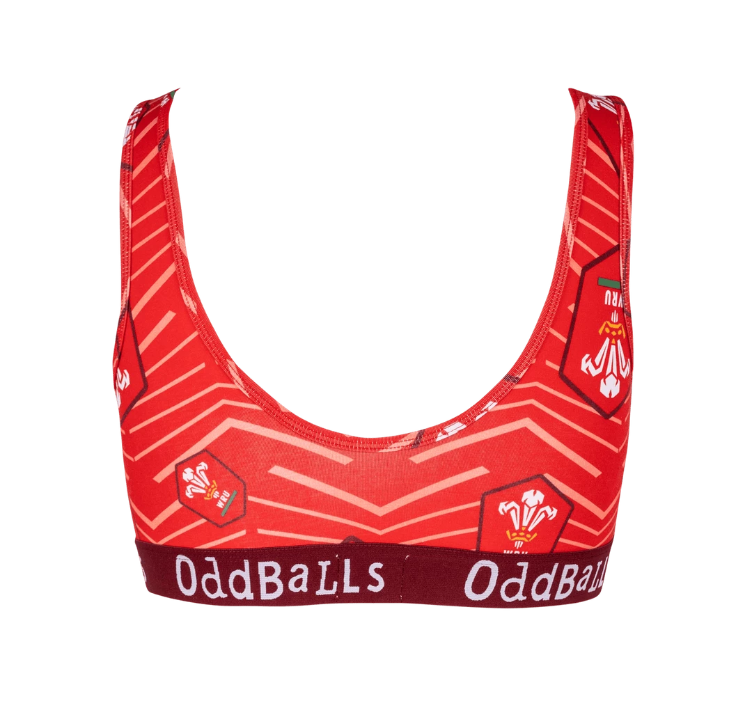 OddBalls Welsh Rugby Union - Home - Ladies Bralette
