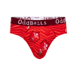 OddBalls Welsh Rugby Union - Home - Teen Boys Briefs