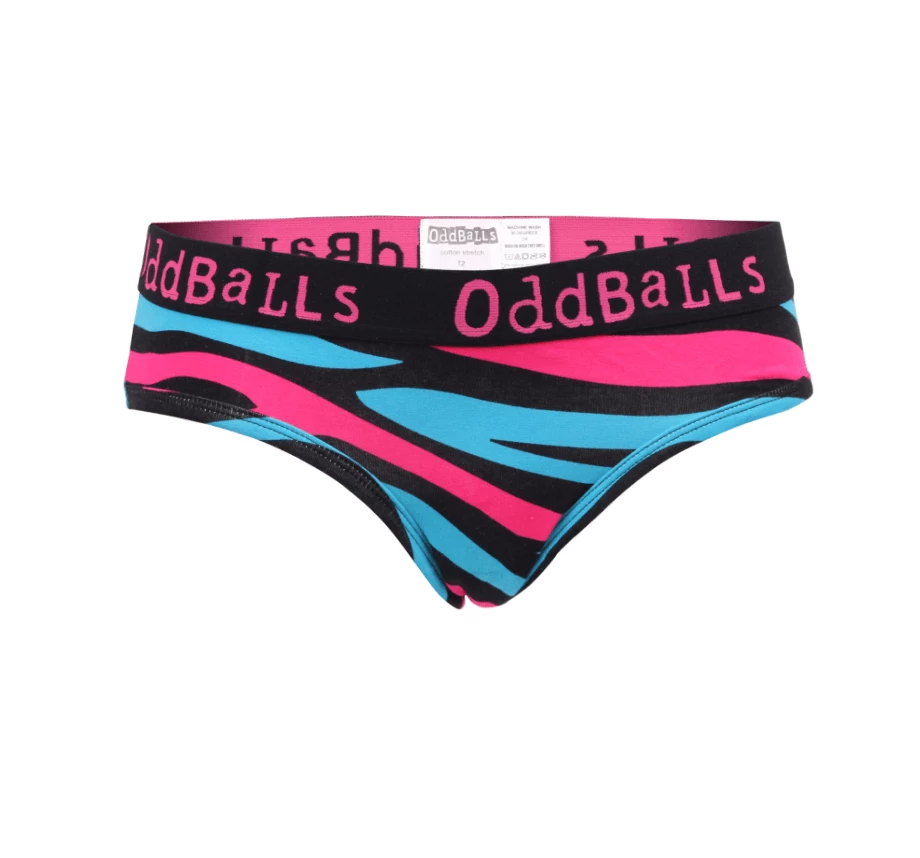 OddBalls Zebra - Teen Girls Briefs