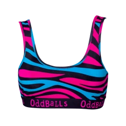 OddBalls Zebra - Ladies Bralette Bralettes